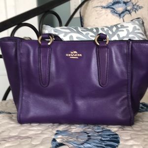 Coach leather mini handbag